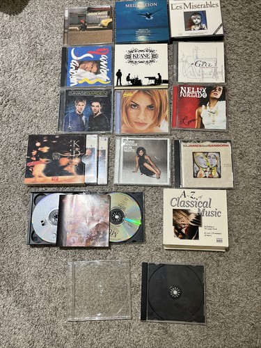 Lot cds empty cases - 15,