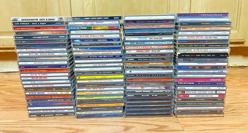 Lot 100 empty cases - lot, cd