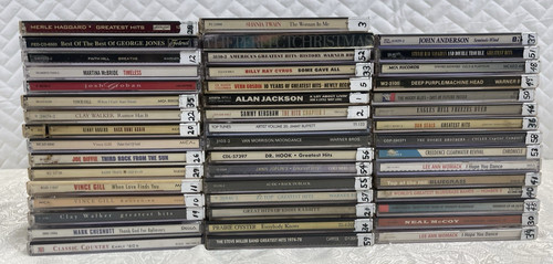 Lot empty cases - 47, cd